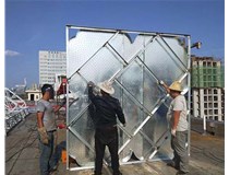 亮化  晉中醫院樓頂大字安裝施工中